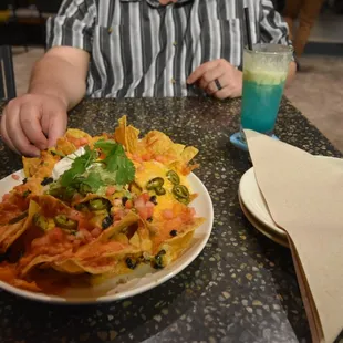 nachos, food