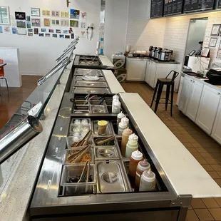 interior, sushi and sashimi