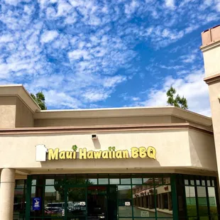 the front of the restaurant