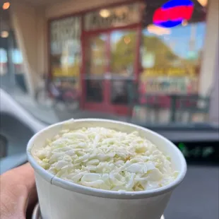 Love that coleslaw!