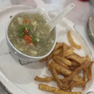Cup of Egg Flower Soup
