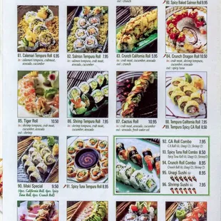 Menu (high resolution scan)