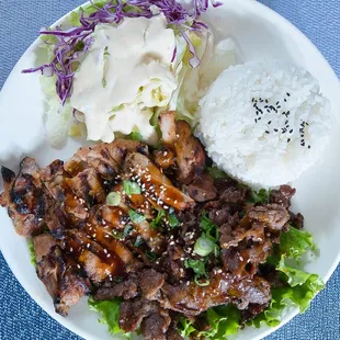 chicken &amp; bulgogi plate
