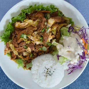 spicy pork bulgogi