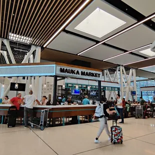 In the middle of all of the "A" Gates...