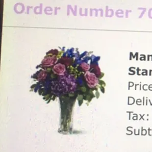 Ordered and received