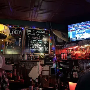 Is that Burt Reynolds under the menu?!?