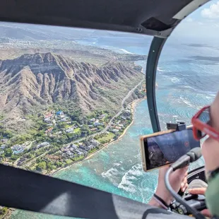 Diamond head crater.
