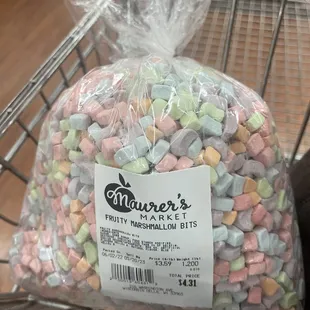 a bag of marshmallows