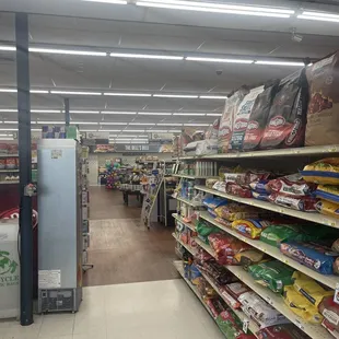 a grocery aisle