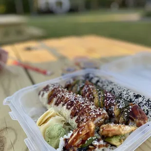 To go Godzilla (left) Dragon (middle) Seaside (right) at Onancock Town Square from 1680.