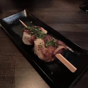 Bacon wrapped scallops