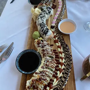 Top to bottom: Dragon, Seaside, Godzilla.