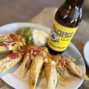 Flautas and Pacifico