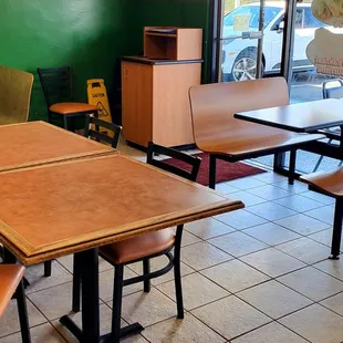 Clean Empty Dining Area