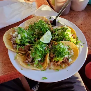 El Pastor Street tacos.