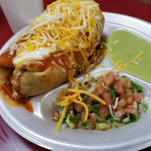 Beef chimichanga