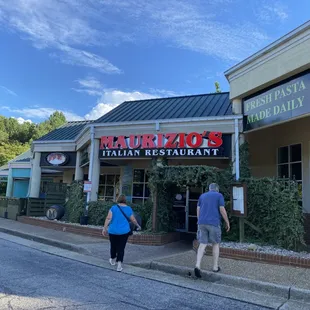 Entrance to the restaurant