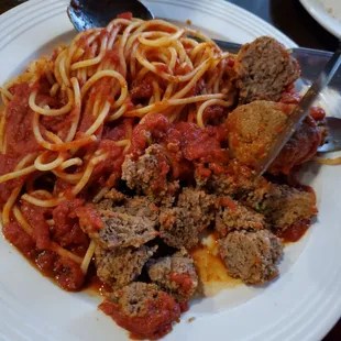 Spaghetti and Meatballs