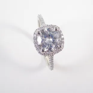 Halo Engagement Ring