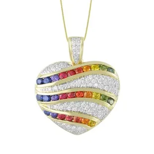 Diamonds and sapphires - when words don't need to be spoken.