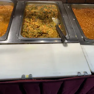 a variety of food items