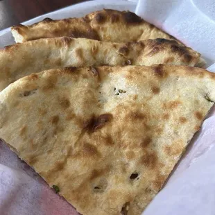 Garlic Naan (the garlic is inside)