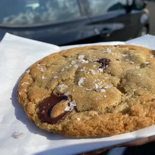 Brown butter sea salt chocolate chip cookie