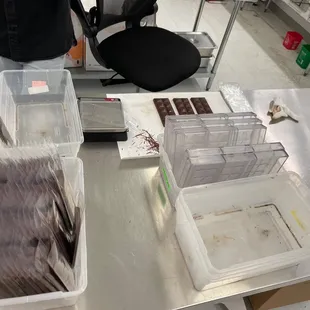 Freshly made chocolate!