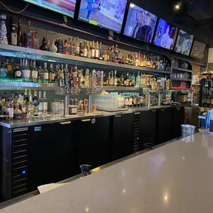 Impressive beer and spirit selection