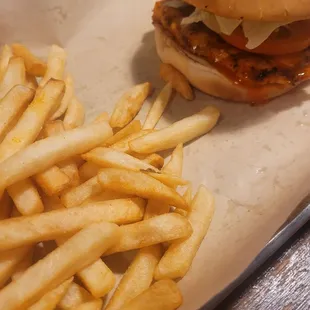 Grilled Buffalo chicken sandwich