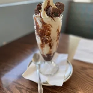 HOT FUDGE VOLCANO SUNDAE