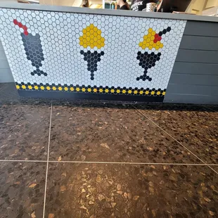 Lovely tile decor