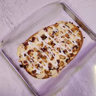 Chicken Bacon Ranch Flatbread
