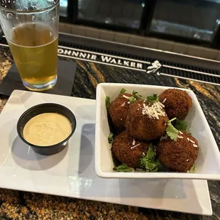 Mac and cheese bites