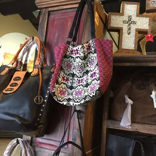 A few of the purses and other items for sale