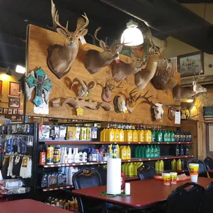They have everything from deer heads to motor oil, and good grub.