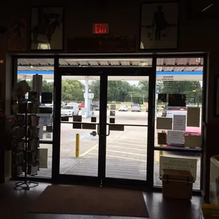 Heading out the front door to finish our drive to Fort Worth Dallas metroplex