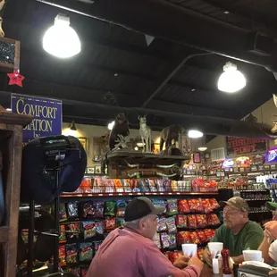 What I had assumed it was the truckers only eating area