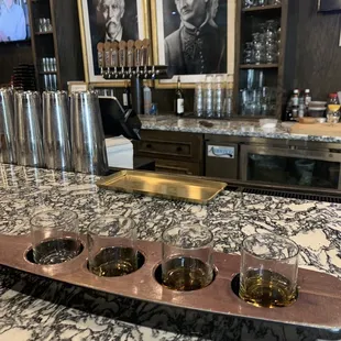 interior, sushi and sashimi