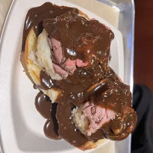 Open Face Roast Beef