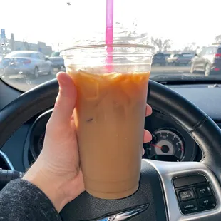 Cold brew w/ "splash" of oat milk