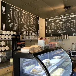 a view of a bakery counter
