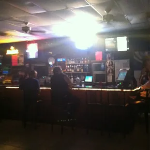 people sitting at the bar