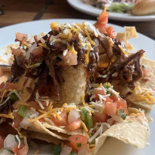 Smoked brisket nachos