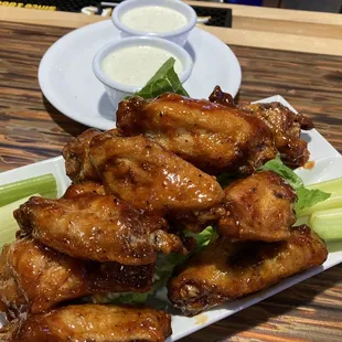 Wings were delicious,
