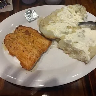 Small and expensive portions. Look at the size of the fish compared to my fork.
