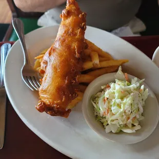 Battered Fish. Small unimpressive for Lake Area