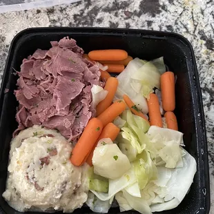 Corn Corned Beef &amp; Cabbage Dinner