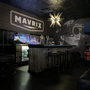 VIP bowling bar area